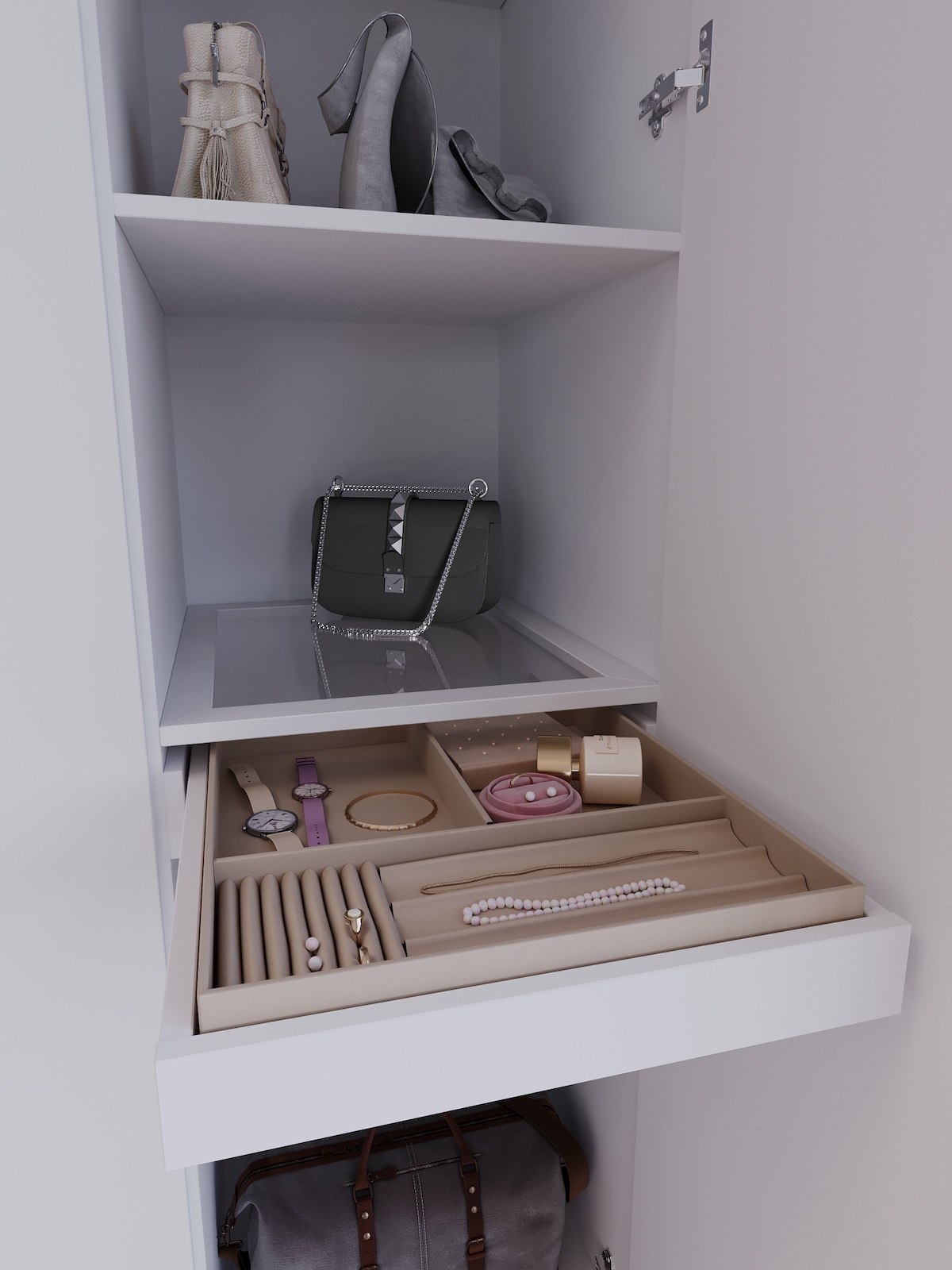 Шкаф распашной Даллас ,четырехдверный ,Серый  